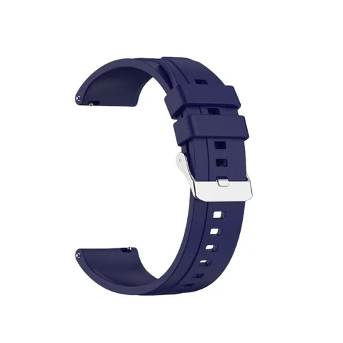 Okosóra szíj - Samsung Galaxy Watch7 - sötétkék szilikon szíj (szíj szélesség: 20 mm)