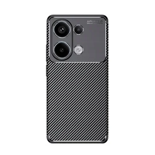 Telefontok Xiaomi Redmi Note 13 4G / LTE - Slim Carbon fekete szilikon hátlap tok