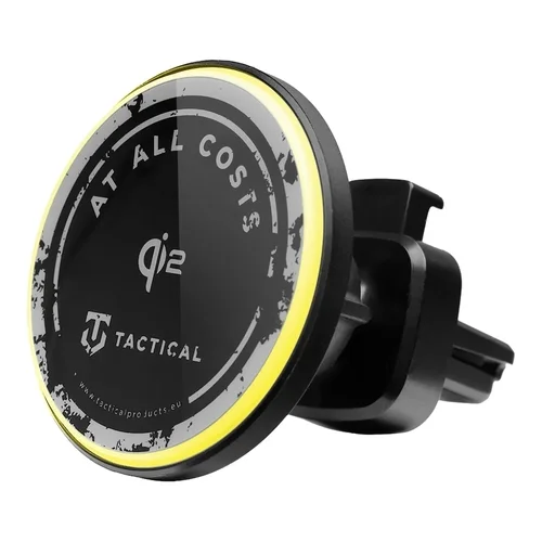 Tactical MagForce - szellőzőrácsra rögzíthető, MagSafe kompatibilis autós telefontartó/töltő, fekete