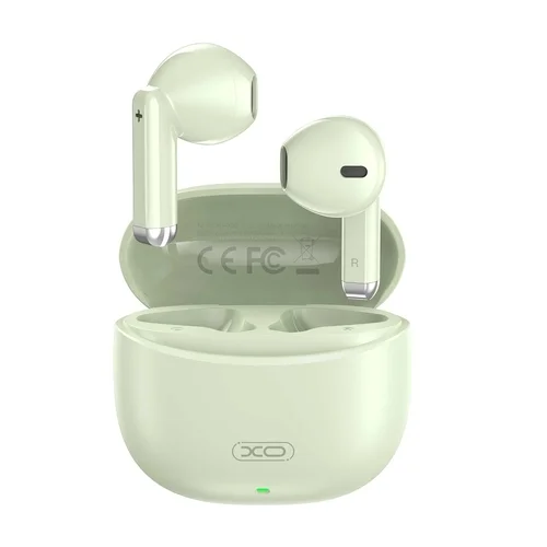 XO X33 - zöld TWS bluetooth headset, töltő tokkal