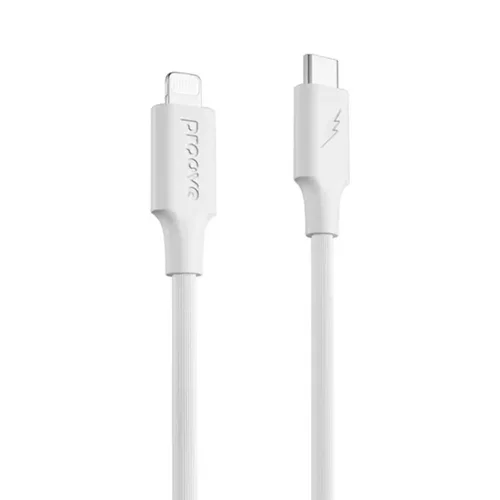 Kábel Proove - Lightning / Type-C (USB-C) fehér kábel 1m, 3A