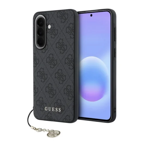 Telefontok Samsung Galaxy A57 5G - Guess 4G Charm Hátlaptok - Fekete