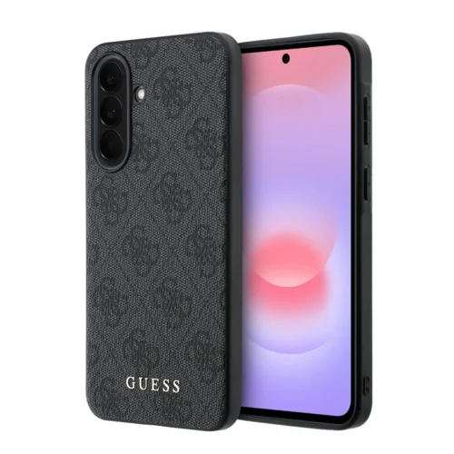 Telefontok Samsung Galaxy A37 5G - Guess Metal Classic Logo Hátlaptok - szürke