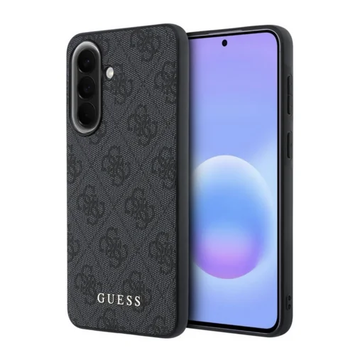 Telefontok Samsung Galaxy A57 5G - Guess Metal Classic Logo Hátlaptok - szürke