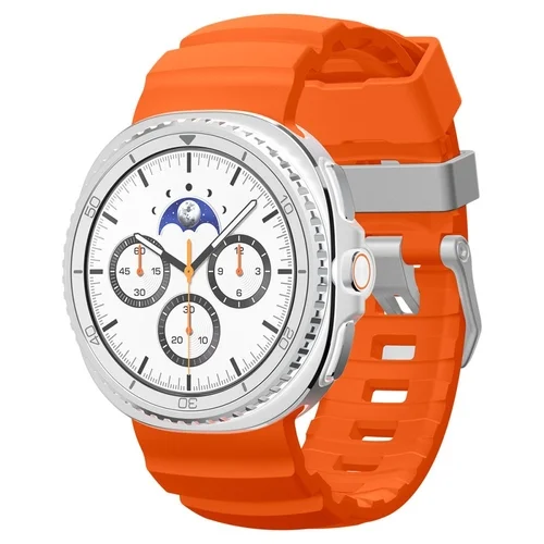 Samsung Galaxy Watch 8 / Classic (40 / 44 / 46 mm) - SPIGEN WBS2 BAND narancssárga szíj