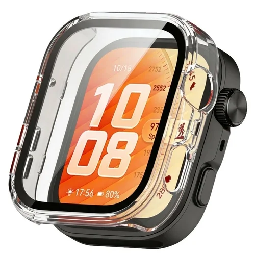 Huawei Watch Fit 5 Pro - Tech-Protect Defense360 - átlátszó műanyag/üveg okosóra védő tok