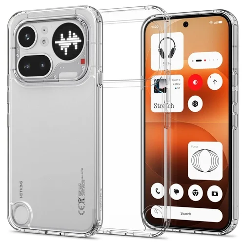 Telefontok Nothing Phone (4a) Pro - SPIGEN Ultra Hybrid Crystal Clear - átlátszó hátlap tok