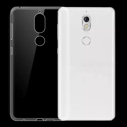 Telefontok Nokia 7 Plus  - ultra vékony 0,5 mm átlátszó szilikon tok