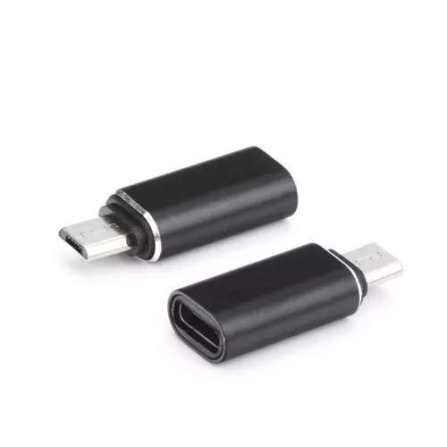TYPE-C - Micro USB fekete adapter