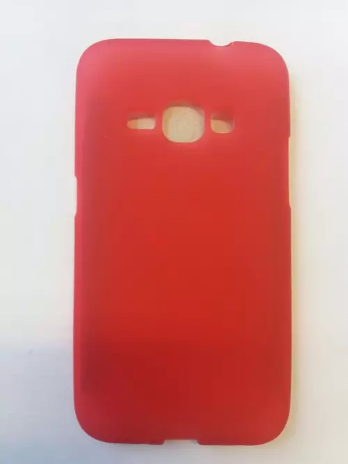 Samsung Galaxy J120 Galaxy J1 2016 Telefontok - piros matt szilikon tok