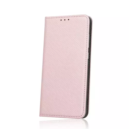 iPhone 6/6S Telefontok - rose gold mágneses szilikon keretes könyvtok