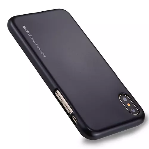 IPHONE XS Max telefontok - hátlap, i-jelly metal Mercury - fekete