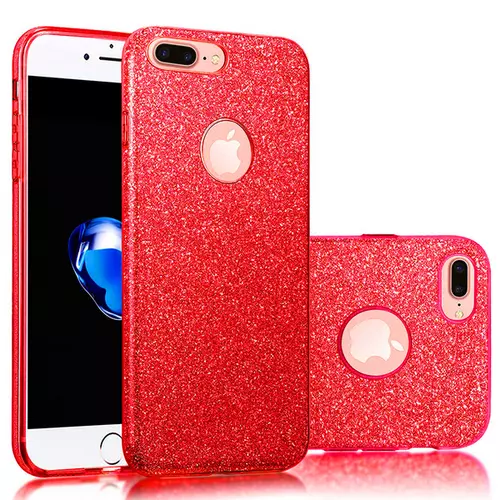 Samsung Galaxy S8 Plus G955 Telefontok - red Shiny tok
