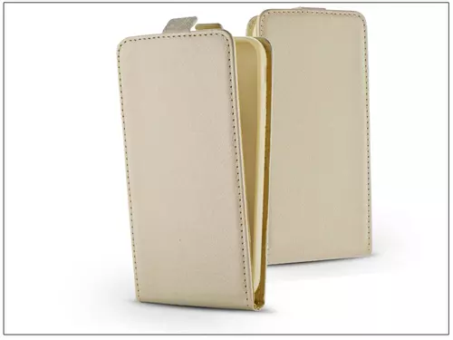 Galaxy S8 Plus G955  Telefontok - arany flexi fliptok