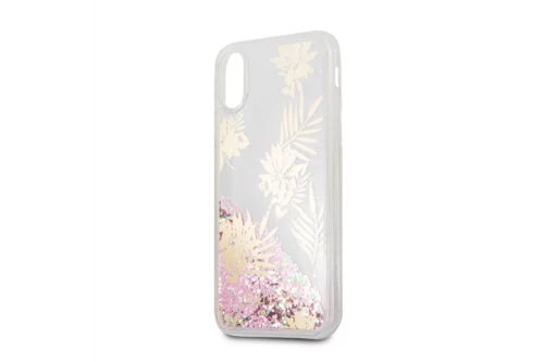 Telefontok iPhone X / iPhone XS - Guess Kemény Tok Arany (3700740407929)