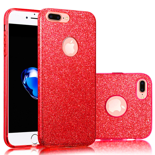 Samsung Galaxy S8 Plus G955 Telefontok - red Shiny tok