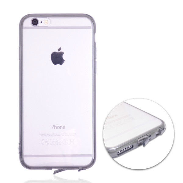 Telefontok LG K8 K350 - hamuszürke Plexi Outline tok