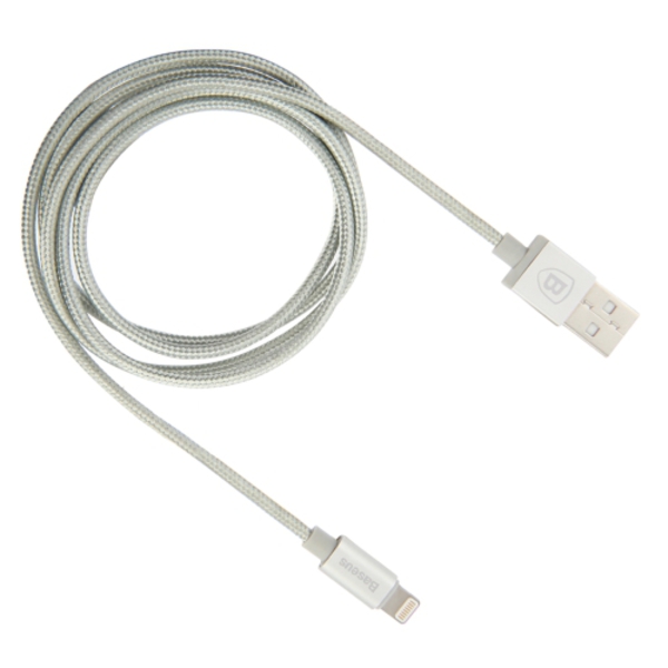 Baseus Antila ezüst MFi adatkábel Apple, iPhone készülékekhez.