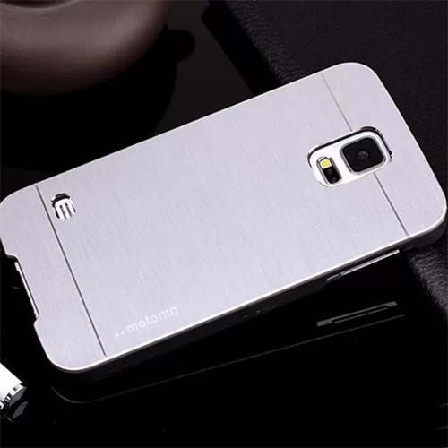 Telefontok Samsung Galaxy S5  - Motomo telefon tok ezüst