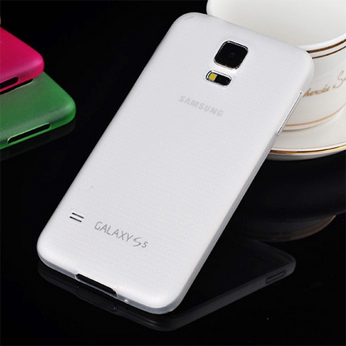 Samsung Galaxy S5 Telefontok - ultravékony műanyag tok fehér