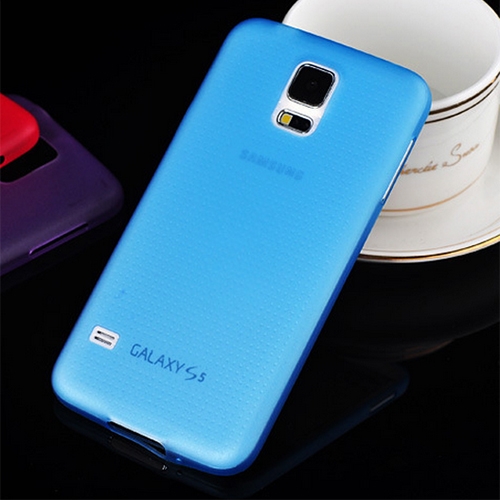 Samsung Galaxy S5 mini Telefontok - ultravékony műanyag tok kék