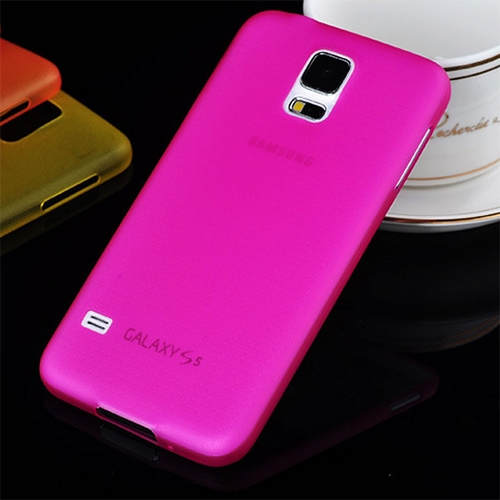 Samsung Galaxy S5 Telefontok - ultravékony műanyag tok rózsaszín