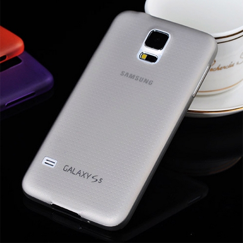 Samsung Galaxy S5 mini Telefontok - ultravékony műanyag tok szürke