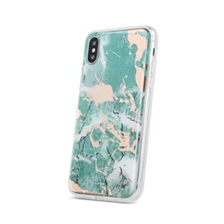 Samsung J4+ (J4 Plus) 2018  Telefontok - Zöld Marmur tok-1