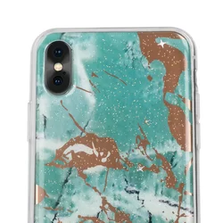 Samsung J4+ (J4 Plus) 2018  Telefontok - Zöld Marmur tok-3