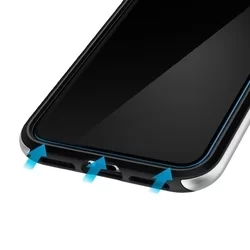 Huawei nova Y90 Üvegfólia  - Super kemény tokbarát fólia fekete kerettel-2