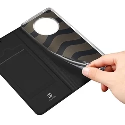 Huawei Nova Y90 Telefontok - Dux Ducis fekete kinyitható tok-7