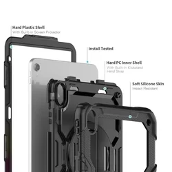 iPad 2022 10.9 (iPad 10) Tablettok - SOLID360 ütésálló, kitámasztható, fekete tablet tok-4