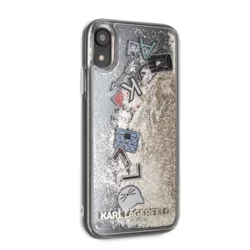IPhone Xs Max Telefontok - Karl Lagerfeld Hátlap Tok - Arany-1