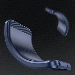 Samsung Galaxy A14 5G Telefontok - Carbon Fiber kék szilikon tok-4