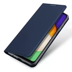 Samsung Galaxy A14 5G Telefontok - Dux Ducis kék flipcover tok-2