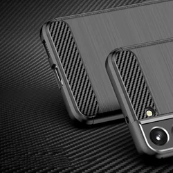 Samsung Galaxy S23 Telefontok - CARBON fekete szilikon tok-6