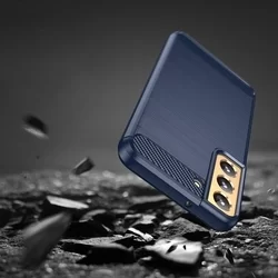 Samsung Galaxy S23+ (S23 Plus) Telefontok - CARBON kék szilikon tok-3