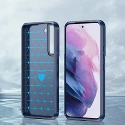 Samsung Galaxy S23+ (S23 Plus) Telefontok - CARBON kék szilikon tok-6