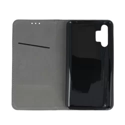 Samsung Galaxy A13 (A135F / A137F) Telefontok - Smart Magnetic fekete szilikon keretes mágneses könyvtok-2