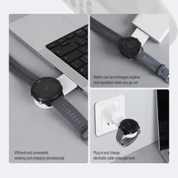 Nillkin Power okosóra Wireless töltő - Garmin Watch - mágneses fehér, Type-C (USB-C) csatlakozóval-3