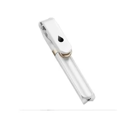 STAND XT-06S Selfie bot - fehér, bluetooth távirányítós, tripoddá alakítható selfie bot LED világítással-3