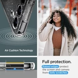 Samsung Galaxy S23 Telefontok - Spigen Liquid Crystal Glitter TPU átlátszó tok-13