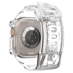 Okosóra szíj+keret - APPLE WATCH ULTRA 1 / 2 (49 MM) okosóra tok + szíj - SPIGEN RUGGED ARMOR ”PRO” CRYSTAL CLEAR-3