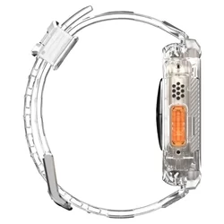 Okosóra szíj+keret - APPLE WATCH ULTRA 1 / 2 (49 MM) okosóra tok + szíj - SPIGEN RUGGED ARMOR ”PRO” CRYSTAL CLEAR-8