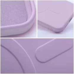 iPhone 11 Telefontok- MagSafe kompatibilis pink szilikon tok-2