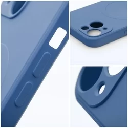 iPhone 7 / 8 Telefontok- MagSafe kompatibilis kék szilikon tok-1