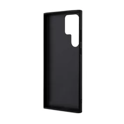 Samsung Galaxy S23 Ultra Telefontok - Karl Lagerfeld Saffiano Mono Metal Logo - fekete hátlap tok-3