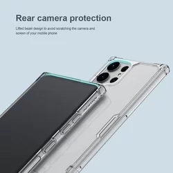 Samsung Galaxy S23 Ultra Telefontok - Nillkin Nature TPU PRO átlátszó ütésálló tok-5