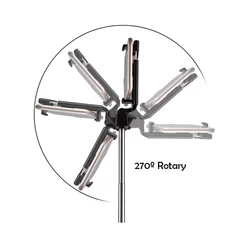 K07 Selfie bot - fekete, bluetooth távirányítós, tripoddá alakítható selfie bot-2