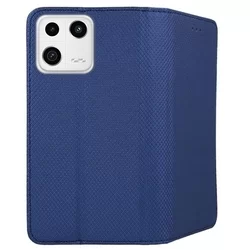 Xiaomi 13 Telefontok - kék mágneses szilikon keretes könyvtok-2